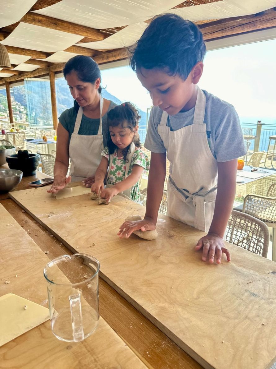 amalfi coast cooking kids