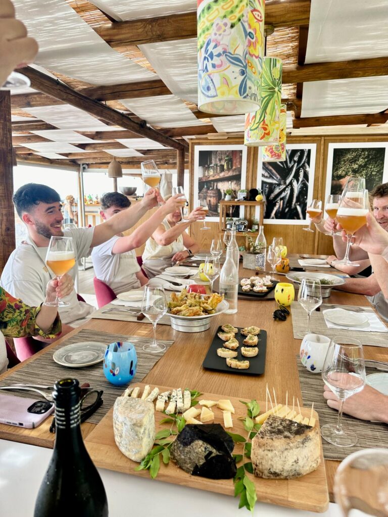 escaping the crowds in Positano, cooking class in Praiano making new friends 